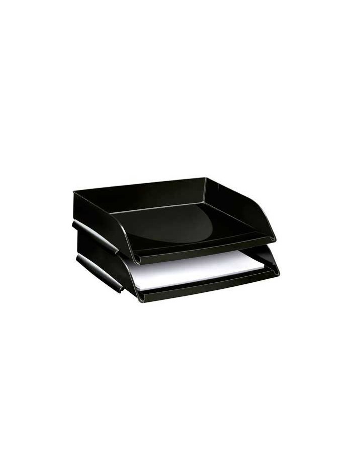 Bandeja sobremesa cep plastico apaisada negro 351x260x69 mm Bandeja sobremesa cep plastico apaisada negro 351x260x69 mm