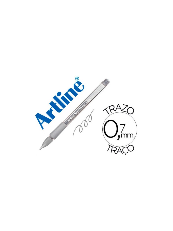 Boligrafo artline 1900 softline tinta aceite metalico plata Boligrafo artline 1900 softline tinta aceite metalico plata
