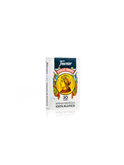 Baraja fournier española 100% plastico 50 cartas
