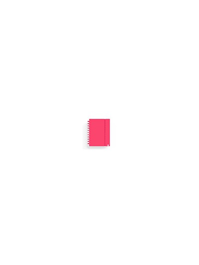 Cuaderno carchivo ingeniox foam a5 80h cuadricula rojo