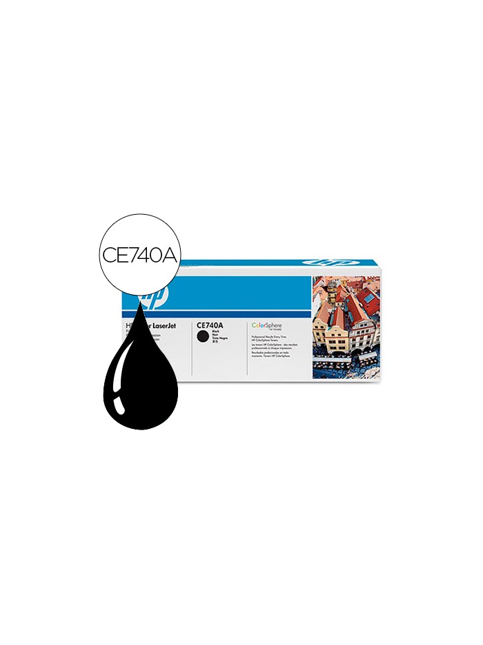 Toner hp color laserjet cp5225 cp5225n cp5225d -ce740a- negro 7.000 pags Toner hp color laserjet cp5225 cp5225n cp5225d -ce740a- negro 7.000 pags
