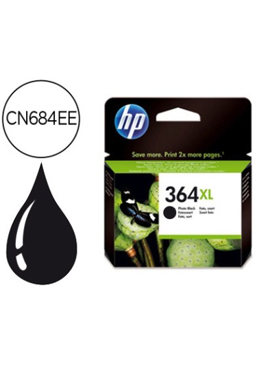Ink-jet hp 364xl negro photosmart premium - c309a / series c5300 / c6300 / b8500 / d5400 550 pag