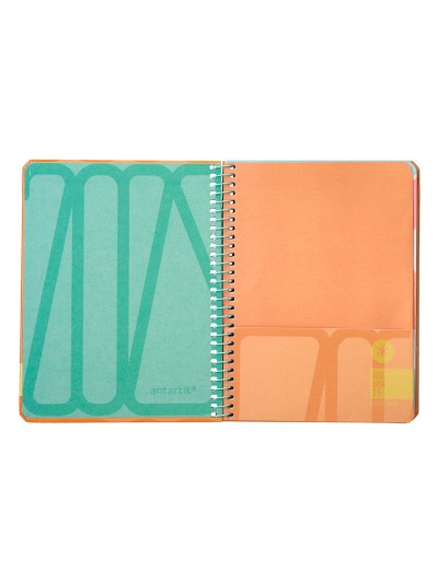 Agenda espiral antartik bold a6 2025 semana vista color melocoton papel 80 gr