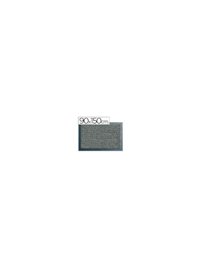 Alfombra fast-paperflow antipolvo lavable gris 90x150 cm
