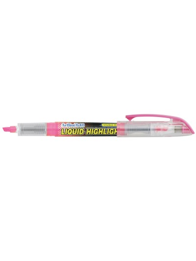 Rotulador artline fluorescente ek-640 rosa punta biselada