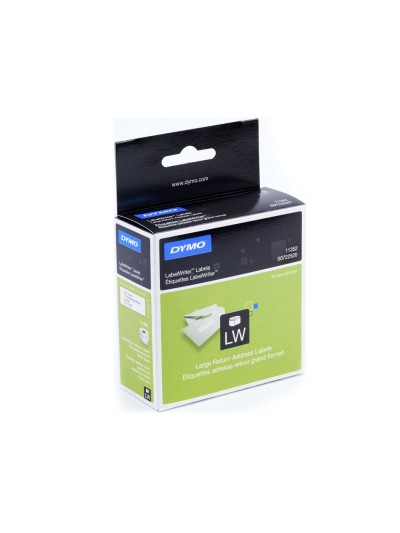 Etiqueta adhesiva dymo 11352 -tamaño 25x54 mm para impresora 400 500 etiquetas uso remite