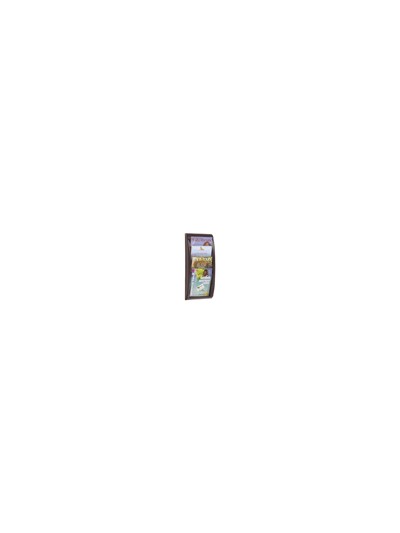 Expositor mural paperflow din a4 negro 4 casillas 650x290x95 mm