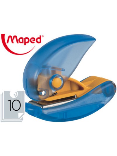 Taladrador perforette maped 1 taladro capacidad 10 hojas unidad