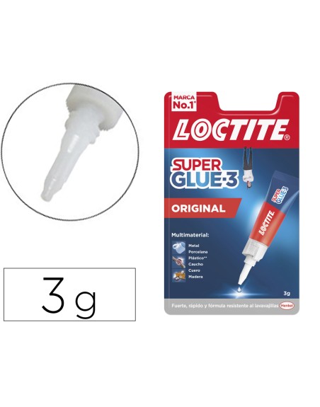 Pegamento loctite 3 gr adhesivo instantaneo original unidad