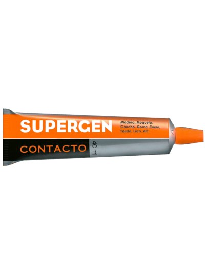 Pegamento supergen contacto 40 ml unidad