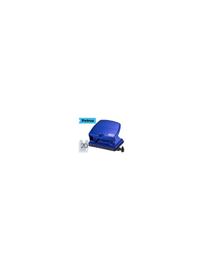 Taladrador petrus 65 color azul capacidad 20 hojas