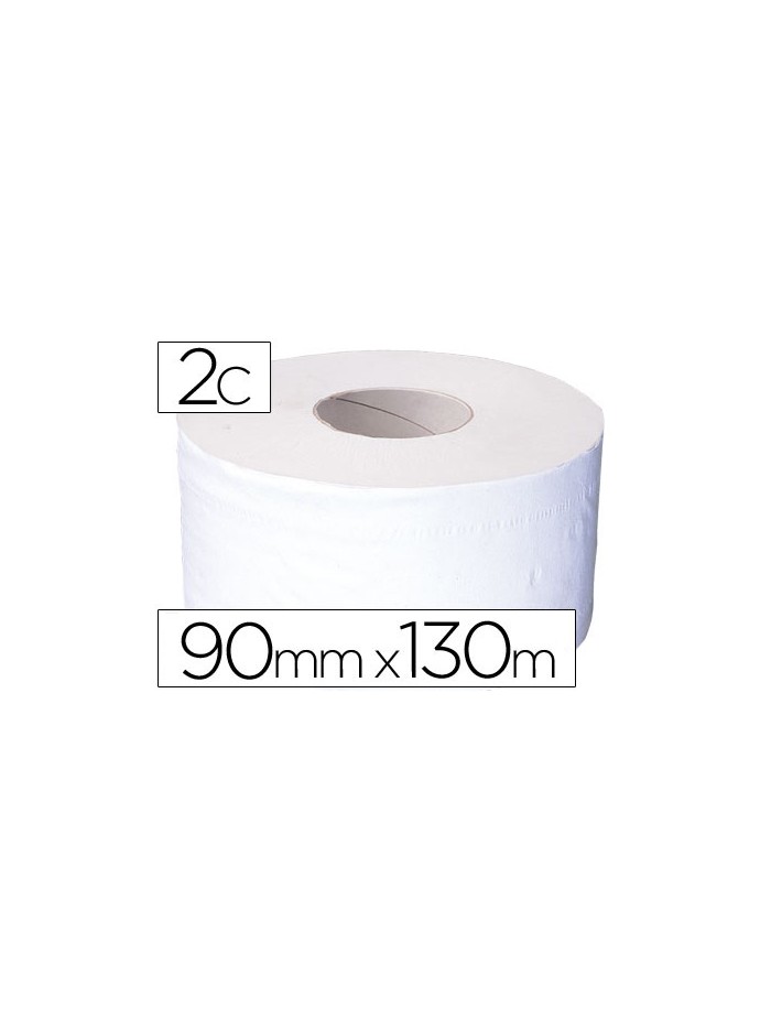 Papel higienico jumbo 2 capas celulosa pura rollo de 91 mt para dispensador 925 Papel higienico jumbo 2 capas celulosa pura rollo de 91 mt para dispensador 925