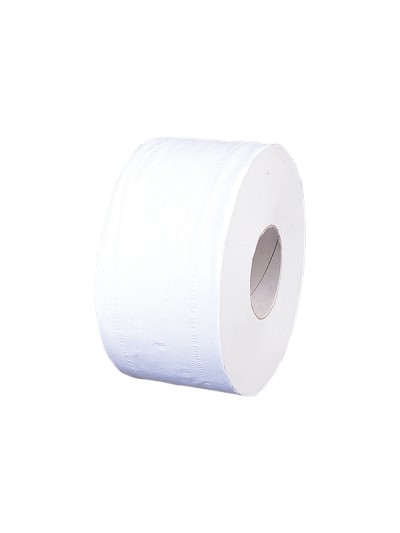 Papel higienico jumbo 2 capas celulosa pura rollo de 91 mt para dispensador 925