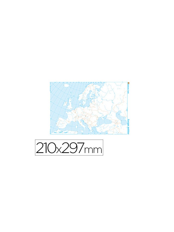 Mapa mudo b/n din a4 europa politico Mapa mudo b/n din a4 europa politico