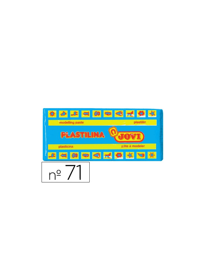Plastilina jovi 71 azul claro unidad tamaño mediano Plastilina jovi 71 azul claro unidad tamaño mediano