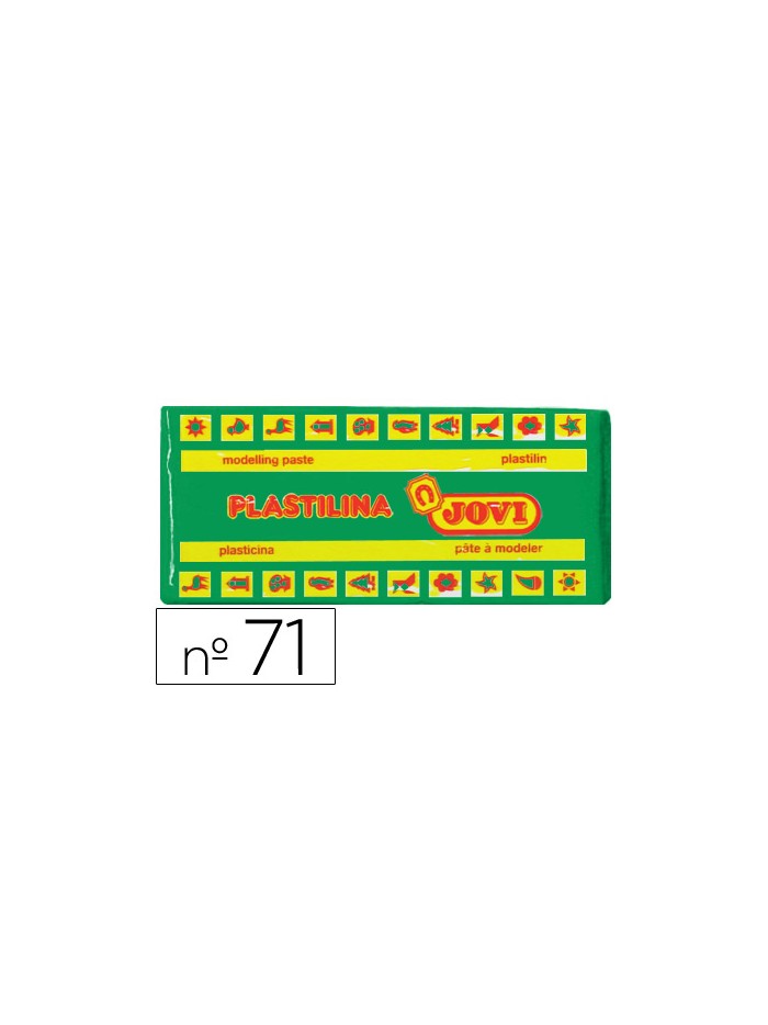 Plastilina jovi 71 verde claro unidad tamaño mediano Plastilina jovi 71 verde claro unidad tamaño mediano