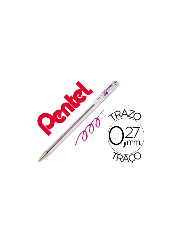 Boligrafo pentel bk-77 v violeta Boligrafo pentel bk-77 v violeta