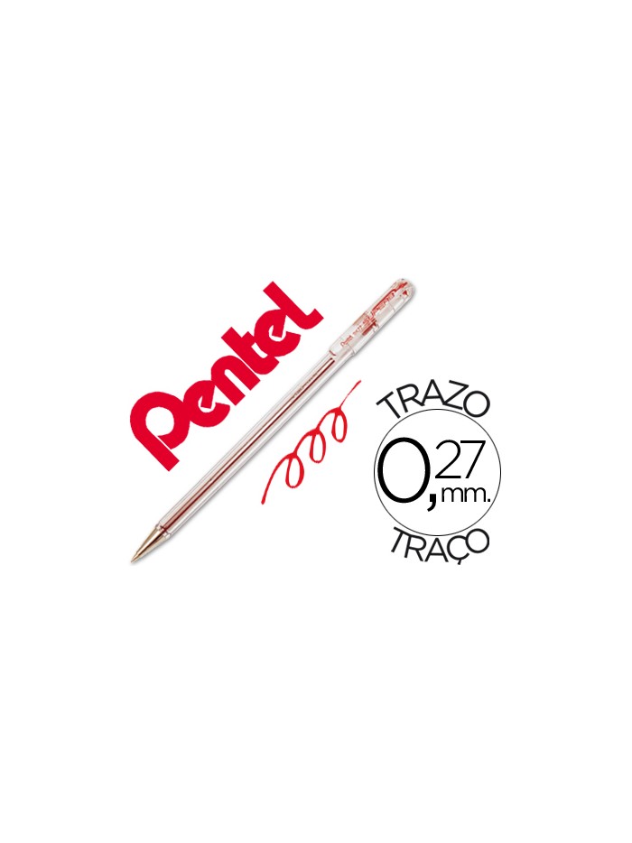 Boligrafo pentel bk-77 b rojo Boligrafo pentel bk-77 b rojo