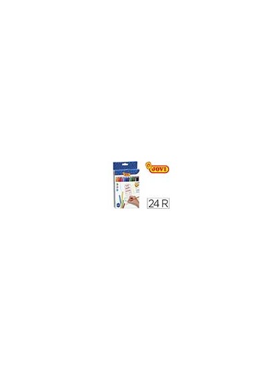 Rotulador jovi slim caja de 24 unidades colores surtidos