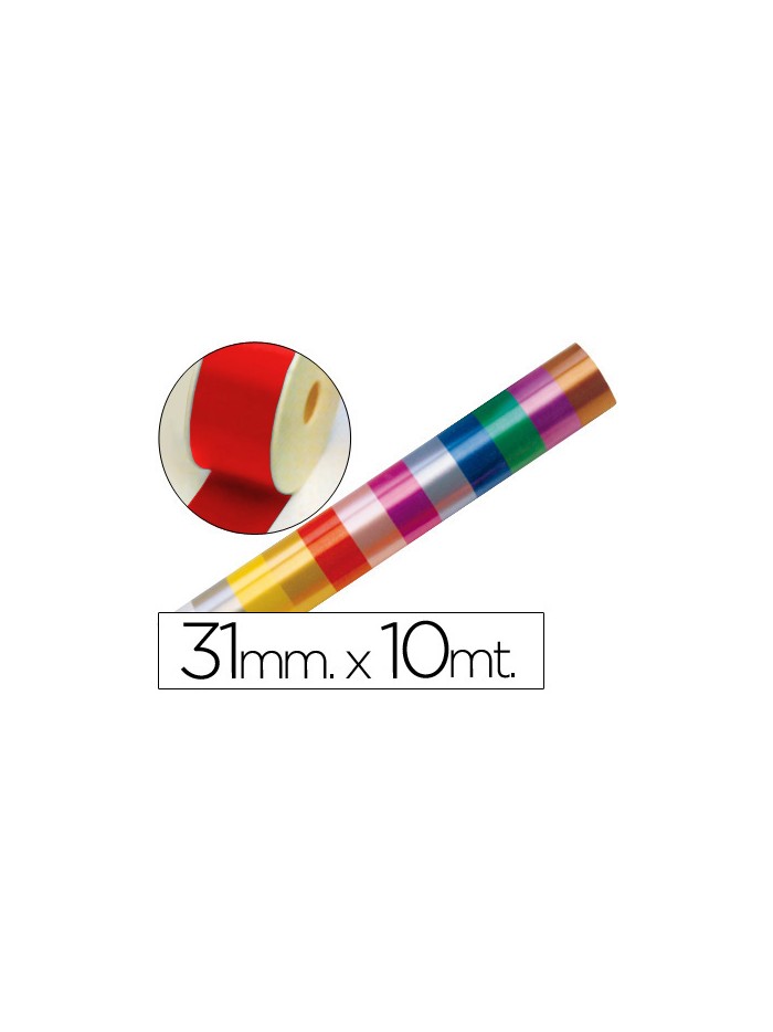Cinta fantasia 10 mt x 31 mm rojo Cinta fantasia 10 mt x 31 mm rojo