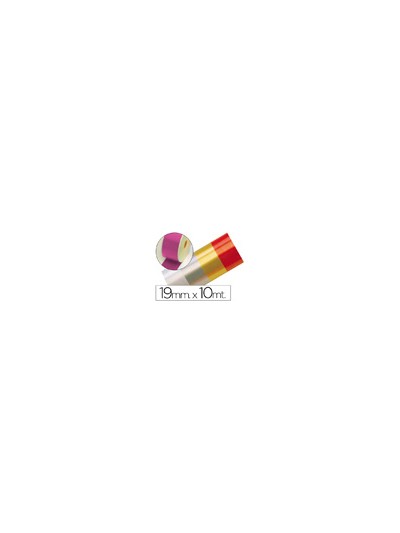 Cinta fantasia 10 mt x 19 mm fucsia