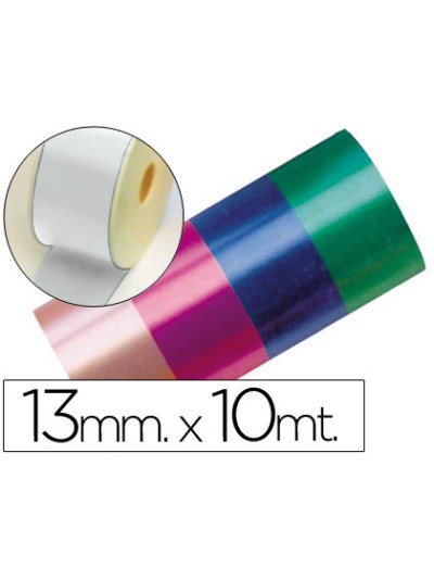 Cinta fantasia 10 mt x 13 mm blanco