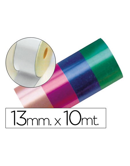 Cinta fantasia 10 mt x 13 mm blanco
