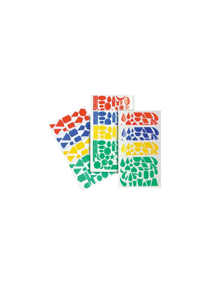 Gomets figuras surtidas 706 bolsa de 20 hojas Gomets figuras surtidas 706 bolsa de 20 hojas