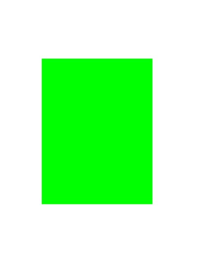 Cartulina fluorescente verde 50x65 cm 230 gr