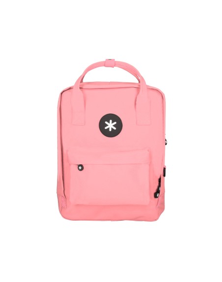 Cartera antartik mochila 2 asas y bolsillos exteriores coral 300x115x390 mm