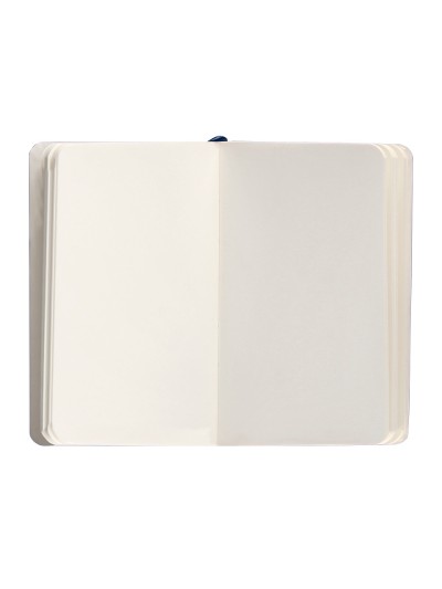 Cuaderno con gomilla antartik notes tapa blanda a6 hojas lisas azul marino 100 hojas 80 gr fsc