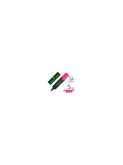 Rotulador faber fluorescente 48-28 rosa