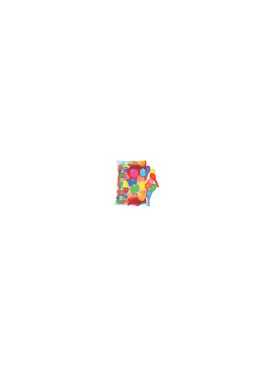 Globo 100% latex biodegradable bolsa de 100 unidades colores surtidos