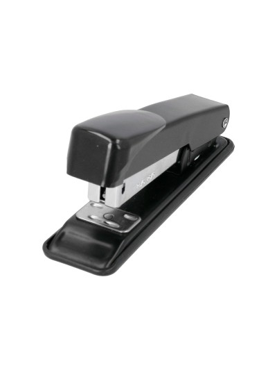 Grapadora greening metalica color negro capacidad 30 hojas usa grapas 24/6 y 26/6
