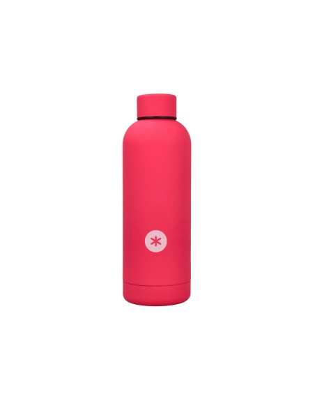 Botella portaliquidos antartik isotermica acero inoxidable libre de bpa color fucsia 500 ml