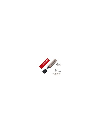 Rotulador stabilo boss original fluorescente nature colors gris calido