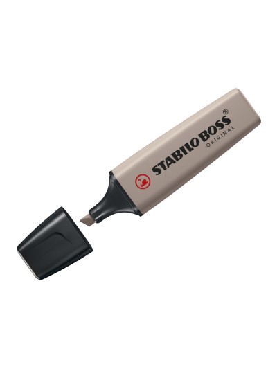 Rotulador stabilo boss original fluorescente nature colors gris calido
