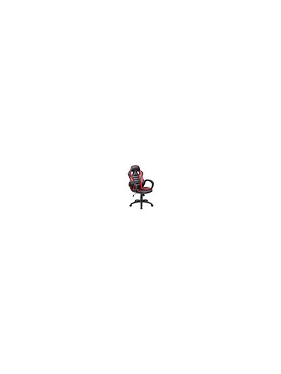 Silla rocada gaming con brazos fijos base nylon con ruedas basculante similpiel negro/rojo 480x490x1060-1160