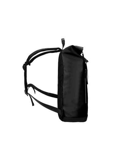 Cartera antartik mochila water proof enrollable diseño casual color negro 480x130x280 mm