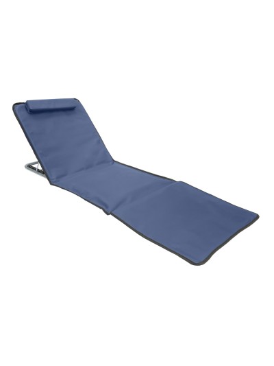 Esterilla Playa Acolchada Reclinable Con Respaldo Plegable