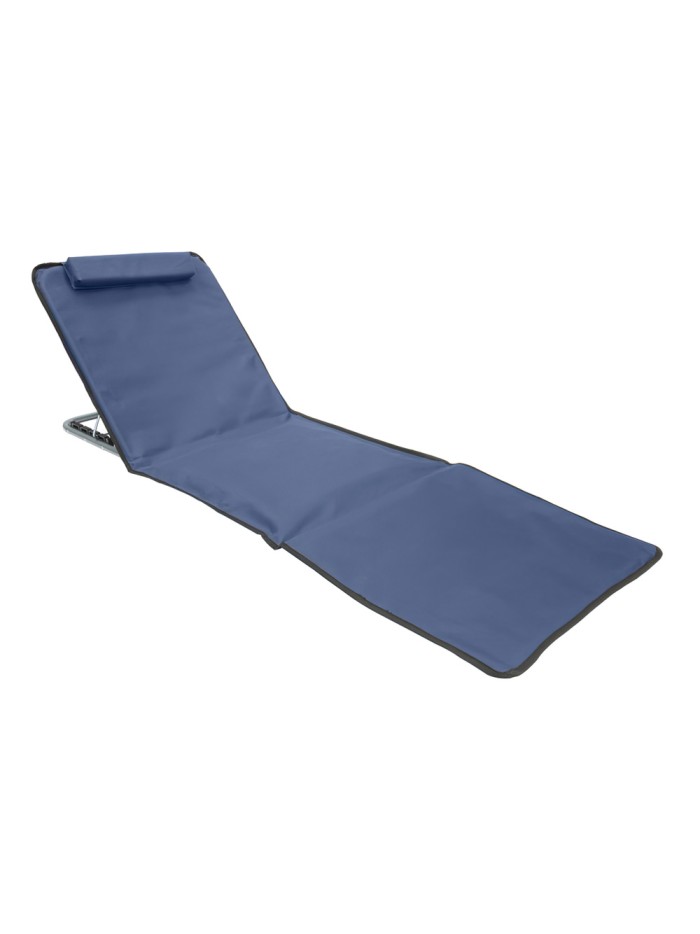 Esterilla Playa Acolchada Reclinable Con Respaldo Plegable