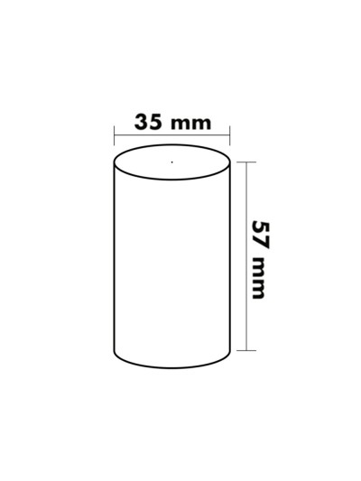 Rollo sumadora termico greening 57 mm ancho x 35 mm diametro para tpv sin bisfenol a papel de 70 g/m2