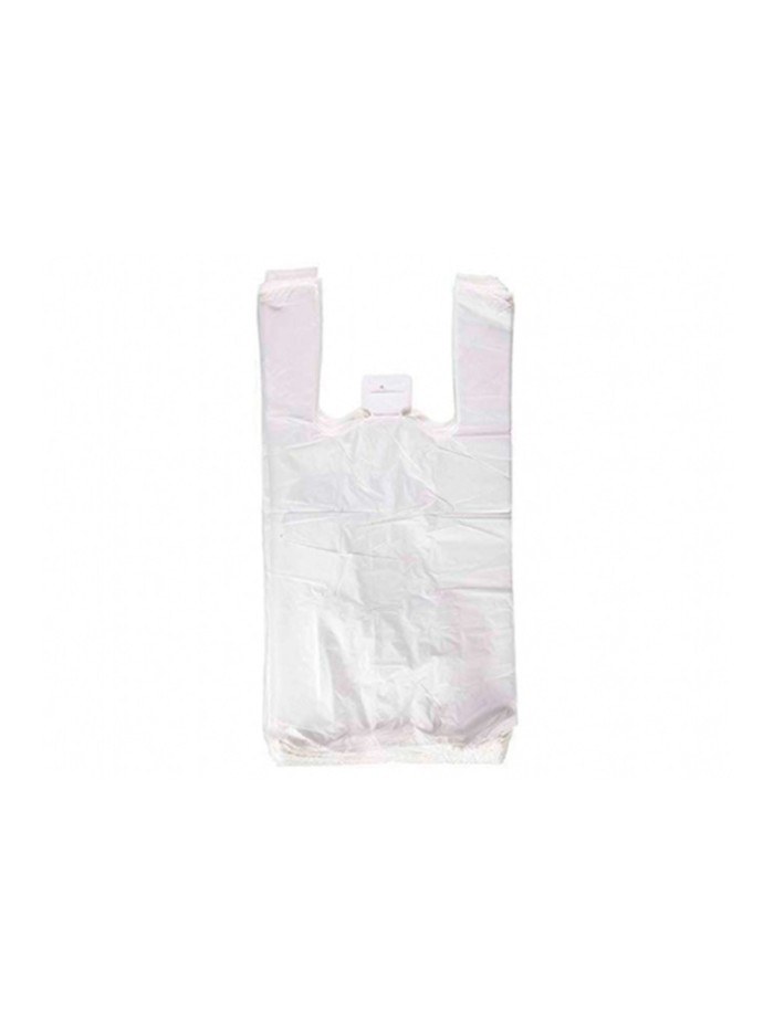Bolsa camiseta reciclada 70% blanca 50 mc 35x50 cm apta legislacion de bolsas 2021 Bolsa camiseta reciclada 70% blanca 50 mc 35x50 cm apta legislacion de bolsas 2021