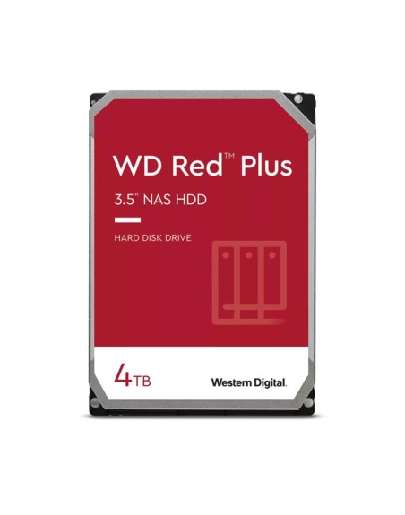 Disco duro interno hdd wd western digital nas red plus wd40efpx 4tb 4000gb 3.5 pulgadas sata3 5400rpm 256mb