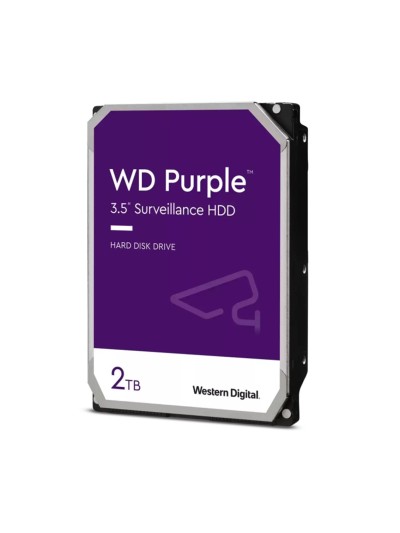 Disco duro interno hdd wd wd23purz 2tb 3.5 pulgadas sata3 5400rpm