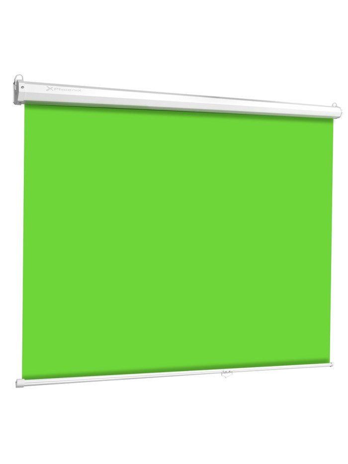 Panel chromakey pantalla plegable phoenix tejido verde chroma antíarrugas montaje techo y pared 2 x 2.5m Panel chromakey pantalla plegable phoenix tejido verde chroma antíarrugas montaje techo y pared 2 x 2.5m
