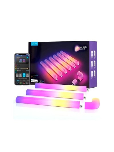 Barra led pared govee glide 6+1 h6062 40 modos - control por voz - app - cable 1.8m