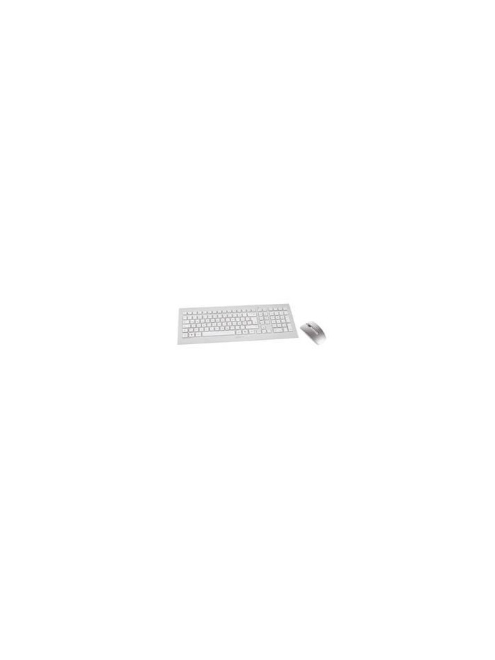 Teclado + raton cherry dw 8000 inalambrico ultrasilencioso blanco - plata Teclado + raton cherry dw 8000 inalambrico ultrasilencioso blanco - plata