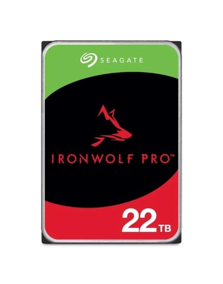Disco duro interno seagate ironwolf pro 22tb 3.5 pulgadas sata3