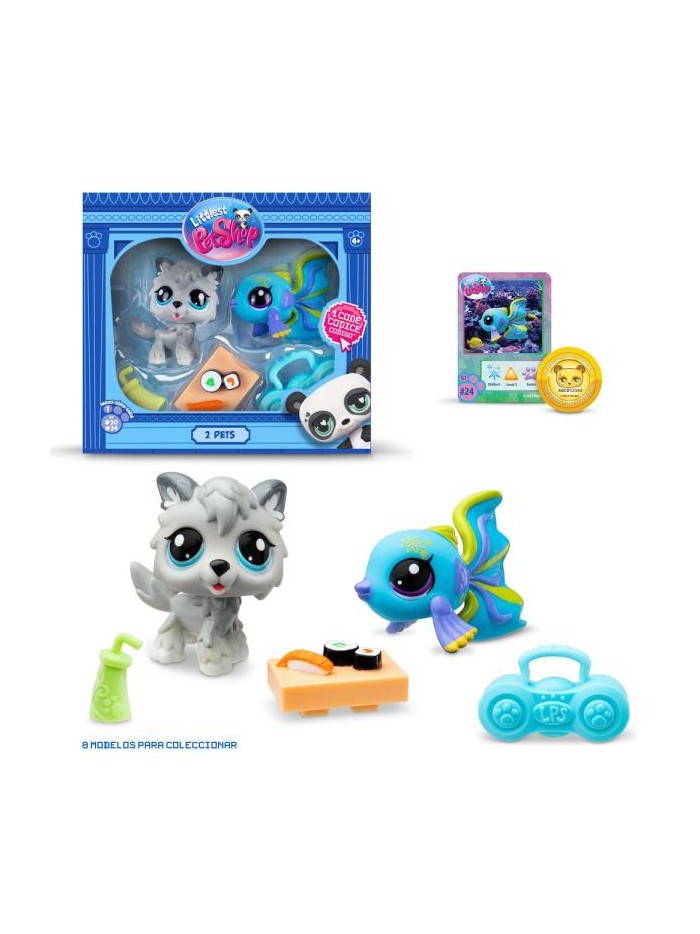 Mascotas little pet shop pack de 2 mascotas - 1 unidad aleatoria Mascotas little pet shop pack de 2 mascotas - 1 unidad aleatoria